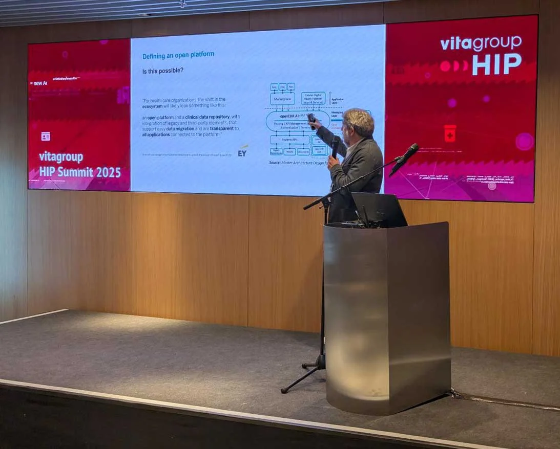 Josep Antoni Mira Palacios, Chief Architect beim Zentrum für Telekommunikation und Informationstechnologie (CTTI – Centre de Telecomunicacions i Tecnologies de la Informació) des Gesundheitsministeriums der Regierung von Katalonien