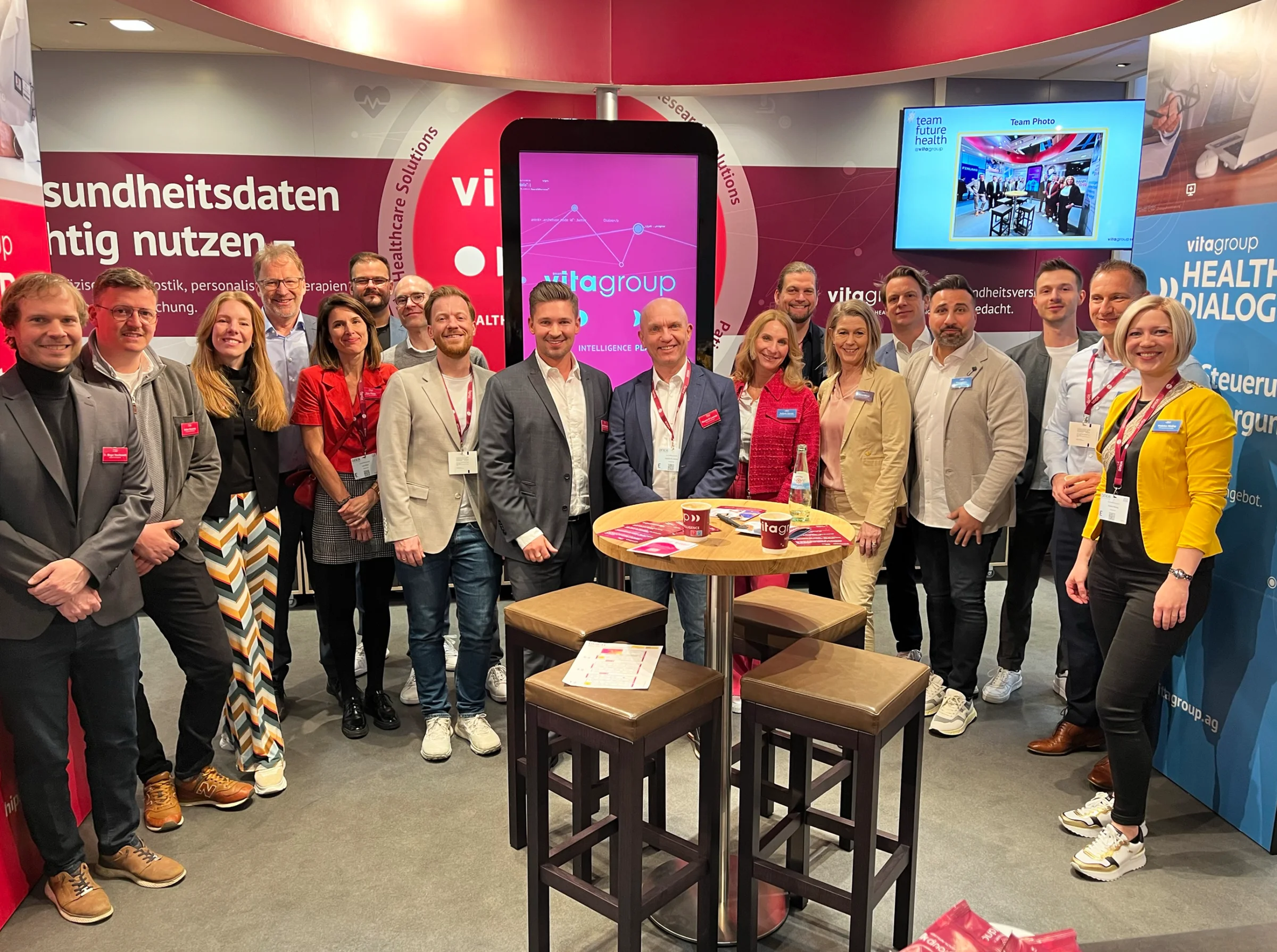 Das Team der vitagroup erwartet die ersten Gäste