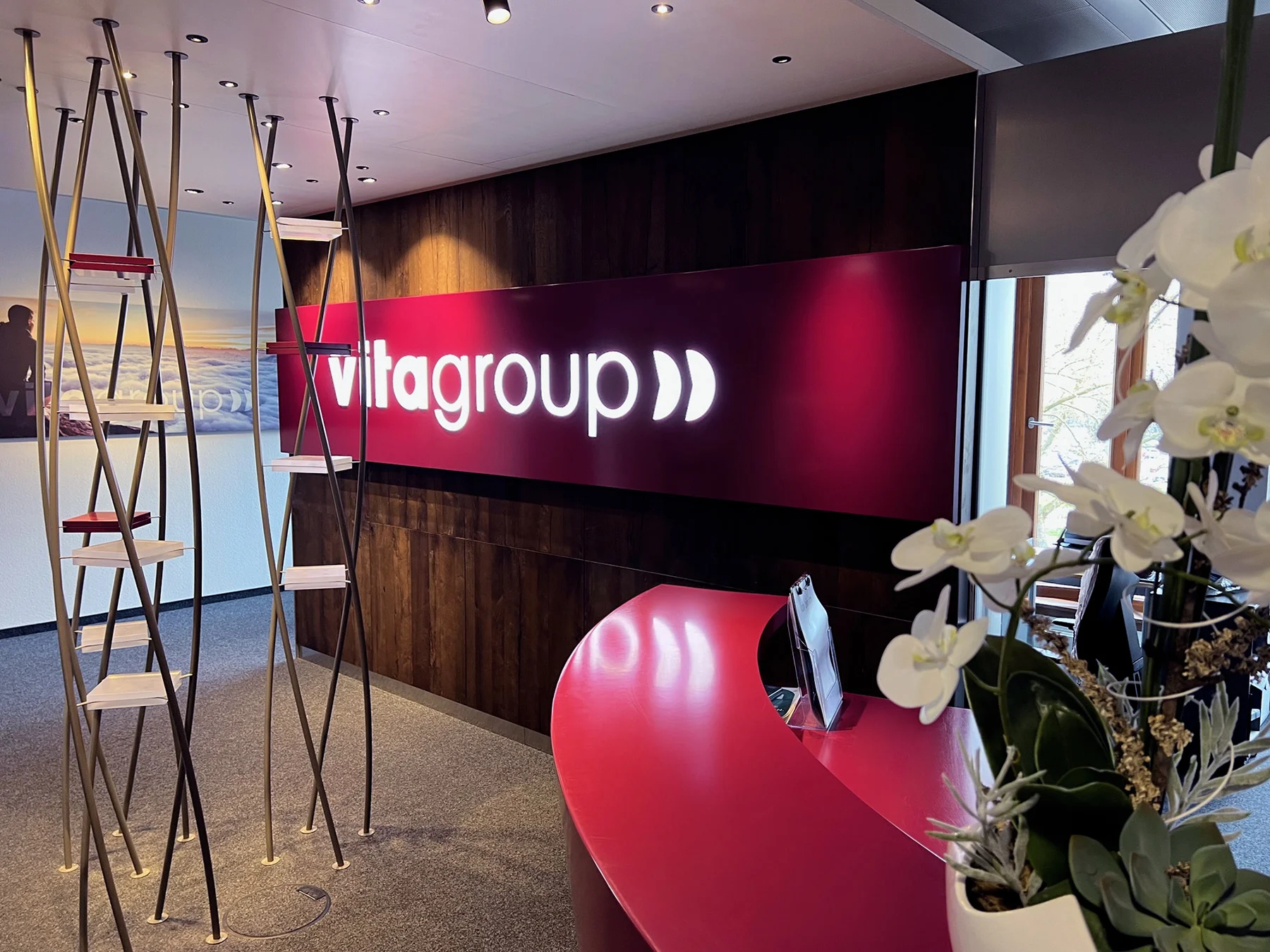 Reception at vitagroup's Mannheim location